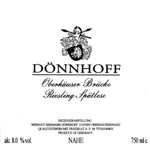 2019 Donnhoff, Oberhauser Brucke Riesling Spatlese, Nahe 6x75cl