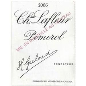 2019 Chateau Lafleur, Pomerol 1x75cl