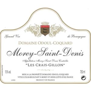2018 Odoul Coquard, Morey-Saint-Denis, Les Crais-Gillon 6x75cl