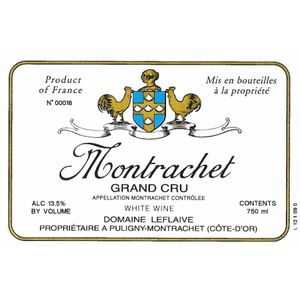 2011 Domaine Leflaive, Montrachet Grand Cru 1x75cl