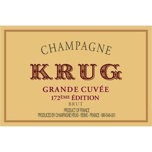 NV Krug, Grande Cuvee 172eme Edition 6x75cl