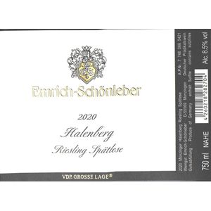 2020 Emrich-Schonleber, Monzinger Halenberg Riesling GG, Nahe 3x150cl