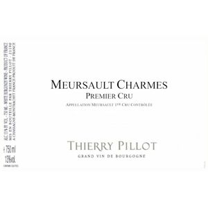 2020 Thierry Pillot, Meursault Premier Cru, Charmes 3x75cl