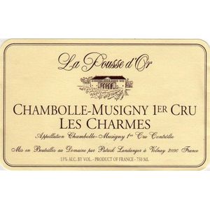 2016 La Pousse d'Or, Chambolle-Musigny Premier Cru, Les Charmes 12x75cl