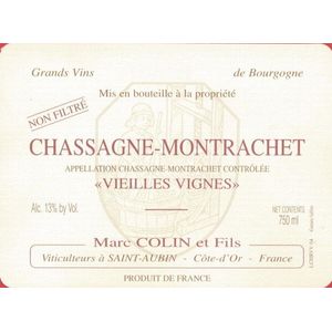 2021 Marc Colin et Fils, Chassagne-Montrachet, Vieilles Vignes Rouge 6x75cl