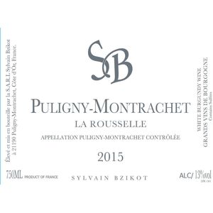 2021 Domaine Bzikot, Puligny-Montrachet, La Rousselle 6x75cl