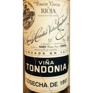 1991 R. Lopez de Heredia, Tondonia Blanco Gran Reserva, Rioja 6x75cl