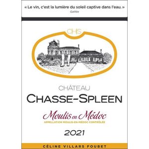 2021 Chateau Chasse-Spleen, Moulis en Medoc 6x150cl