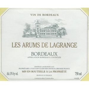 2019 Les Arums de Lagrange 6x150cl