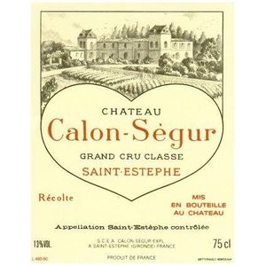 1982 Chateau Calon Segur 3eme Cru Classe, Saint-Estephe 1x300cl