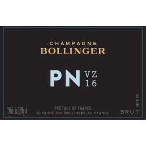 NV Bollinger, PN VZ16, Champagne 6x75cl