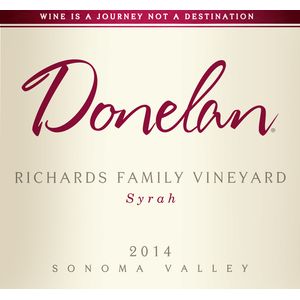 2014 Donelan, Richards Family Syrah, Sonoma Coast 12x75cl