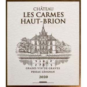 2020 Chateau Les Carmes Haut-Brion, Pessac-Leognan 1x150cl