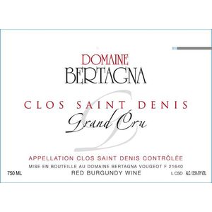2015 Domaine Bertagna, Clos Saint-Denis Grand Cru 6x75cl