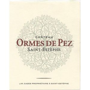 2018 Chateau Ormes de Pez, Saint-Estephe 6x150cl