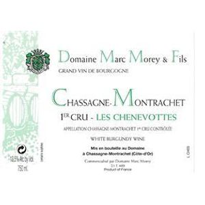 2022 Domaine Marc Morey, Chassagne-Montrachet Premier Cru, Les Chenevottes 6x75cl