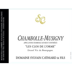 2015 Domaine Sylvain Cathiard, Chambolle-Musigny, Les Clos de l'Orme 6x75cl