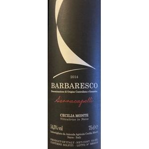 2014 Cecilia Monte, Barbaresco, Serracapelli 6x75cl