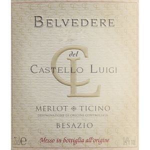 2020 Castello Luigi, Belvedere Merlot, Ticino 6x75cl