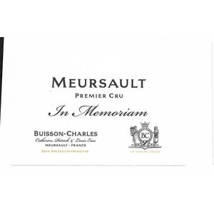 2021 Buisson-Charles, Meursault Premier Cru, In Memoriam 12x75cl