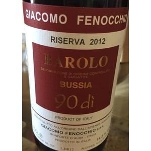 2018 Giacomo Fenocchio, Barolo, Bussia 90 di Riserva 6x75cl
