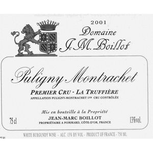 2022 J. M. Boillot, Puligny-Montrachet Premier Cru, La Truffiere 6x75cl