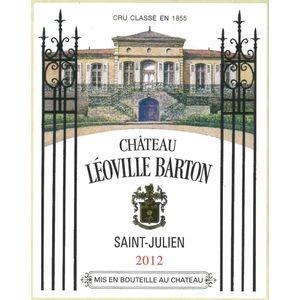 2012 Chateau Leoville Barton 2eme Cru Classe, Saint-Julien 12x75cl