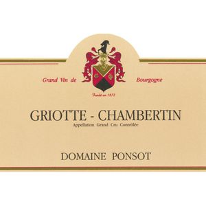 2001 Domaine Ponsot, Griotte-Chambertin Grand Cru 6x75cl
