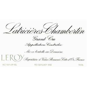 2013 Domaine Leroy, Latricieres-Chambertin Grand Cru 1x75cl