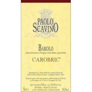 2016 Paolo Scavino, Barolo, Carobric 1x150cl