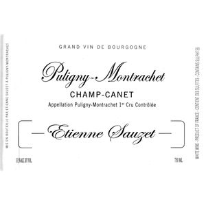 2022 Etienne Sauzet, Puligny-Montrachet Premier Cru, Champ Canet 6x75cl