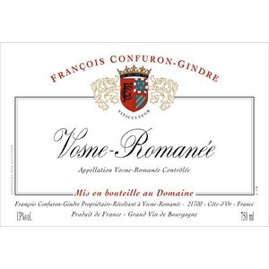 2016 Francois Confuron-Gindre, Vosne-Romanee 6x75cl