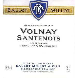 2020 Ballot Millot, Volnay Premier Cru, Santenots 6x75cl