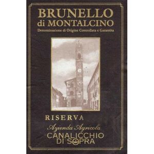2016 Canalicchio di Sopra, Brunello di Montalcino, Riserva 1x150cl