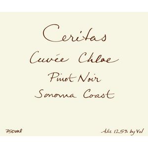 2022 Ceritas, Cuvee Chloe Pinot Noir, Sonoma Coast 6x75cl