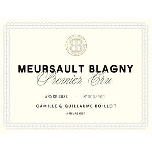 2022 Camille & Guillaume Boillot, Meursault Premier Cru, Blagny 6x75cl