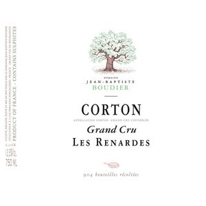 2022 Domaine Jean-Baptiste Boudier, Corton Grand Cru, Les Renardes 6x75cl
