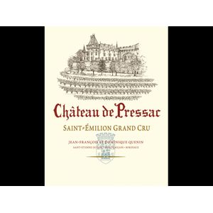 2019 Chateau de Pressac Grand Cru Classe, Saint-Emilion Grand Cru 6x150cl