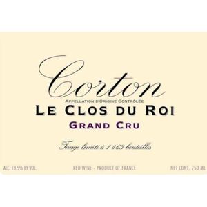 2018 Domaine de la Vougeraie, Corton Grand Cru, Le Clos du Roi 3x150cl