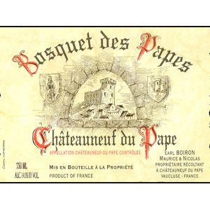 2016 Bosquet des Papes, Chateauneuf-du-Pape, Cuvee Tradition 6x75cl