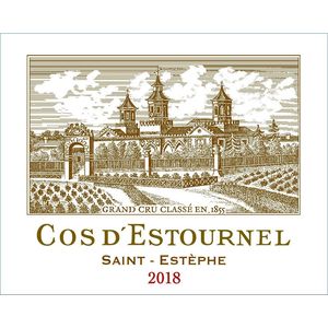 2018 Cos d'Estournel 2eme Cru Classe, Saint-Estephe 1x600cl