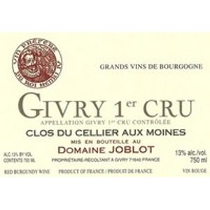 2023 Domaine Joblot, Givry Premier Cru, Clos du Cellier aux Moines 12x75cl