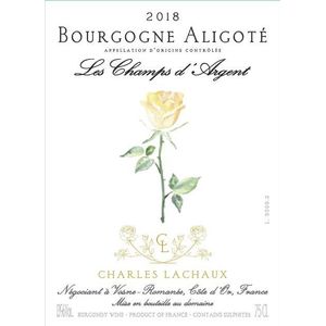 2018 Charles Lachaux, Bourgogne Aligote, Les Champs D'Argent 6x75cl