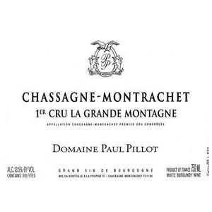 2018 Domaine Paul Pillot, Chassagne-Montrachet Premier Cru, La Grande Montagne 6x75cl