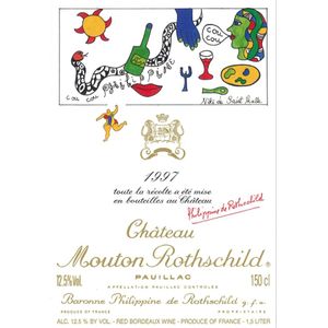 1997 Chateau Mouton Rothschild Premier Cru Classe, Pauillac 12x75cl