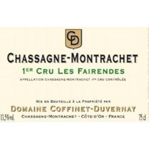 2020 Domaine Coffinet-Duvernay, Chassagne-Montrachet Premier Cru, Les Fairendes 6x75cl