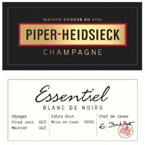 NV Piper Heidsieck, Essentiel Blanc de Noirs Extra Brut, Champagne 6x75cl