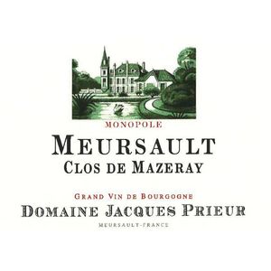 2017 Domaine Jacques Prieur, Meursault, Clos de Mazeray Rouge 6x75cl
