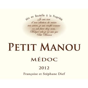 2019 Petit Manou, Medoc 6x150cl