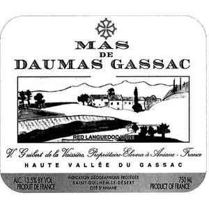 2012 Mas de Daumas Gassac, Rouge, Saint-Guilhem-le-Desert 6x75cl